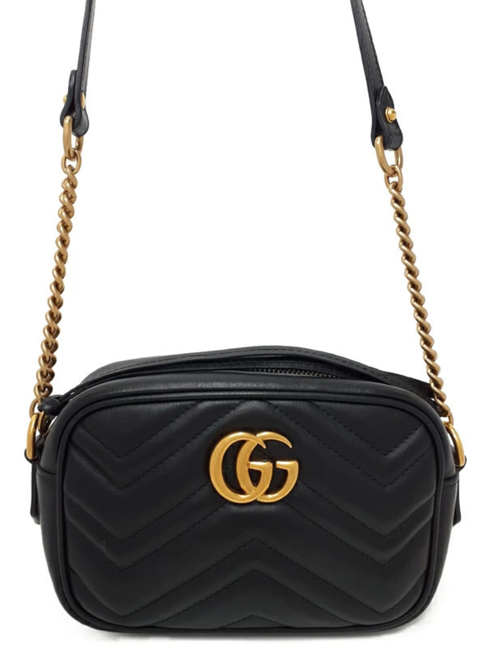 Gucci GG Marmont Quilted Bag Chain Shoulder